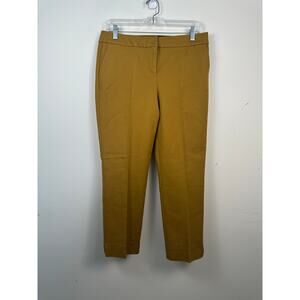 NWT Boden Richmond Trouser Size 8 Petite Marigold Color Ankle Cotton